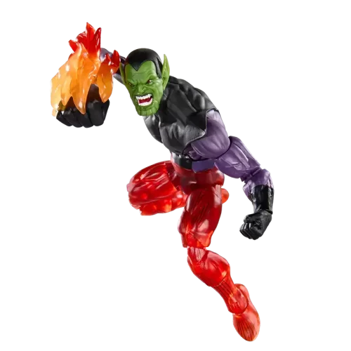 Hasbro Marvel Legends Fantastic Four Villain Super-Skrull flame power.