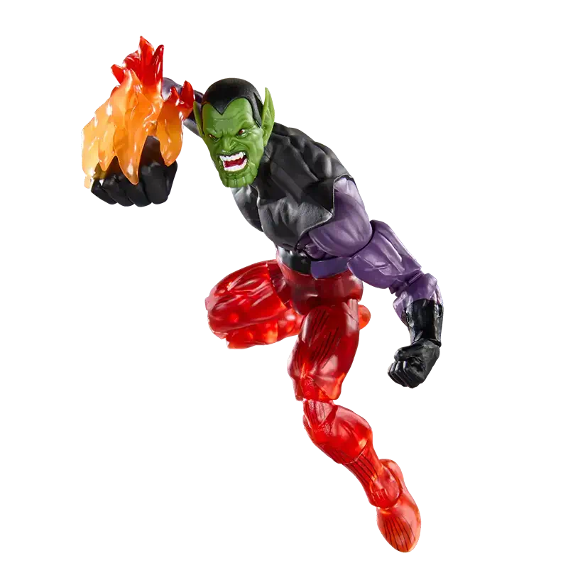Hasbro Marvel Legends Fantastic Four Villain Super-Skrull flame power.