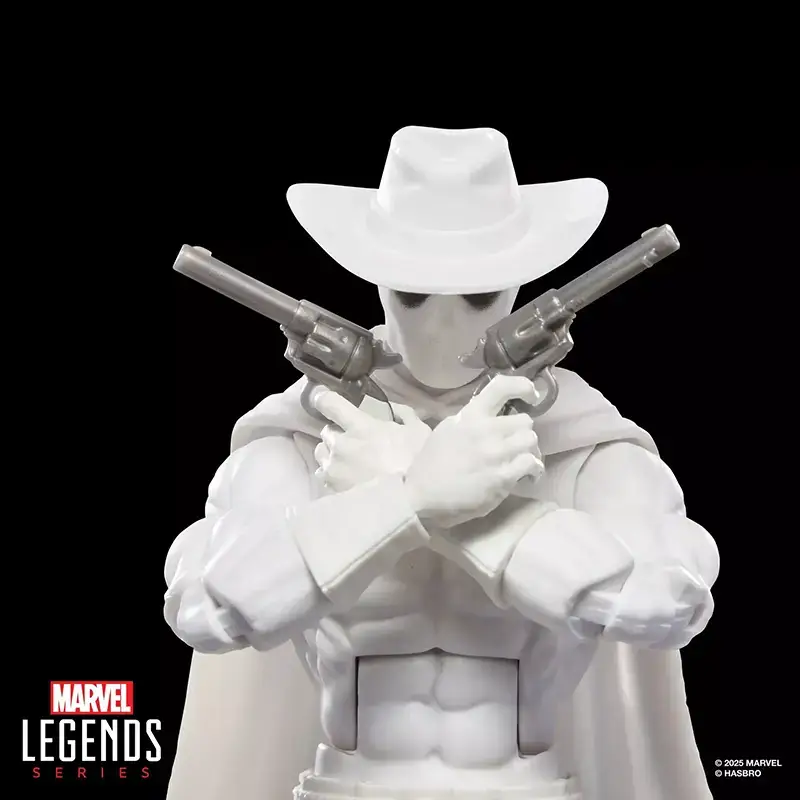 Hasbro Marvel Legends Phantom Rider with guns crossed.