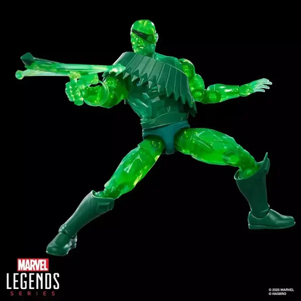 Hasbro Marvel Legends Warbow firing crossbow.