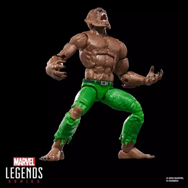 Hasbro Marvel Legends Werewolf by Night howling.