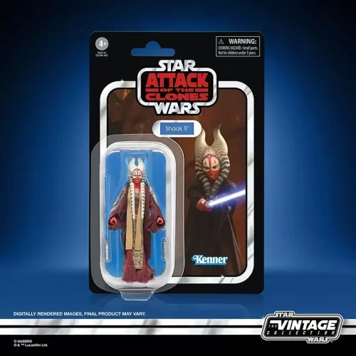 Hasbro Star Wars The Vintage Collection Shaak Ti (Attack of the Clones) in packaging.