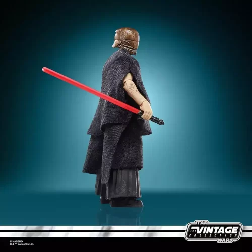 Hasbro Star Wars The Vintage Collection The Stranger (Qimir) wearing helmet.